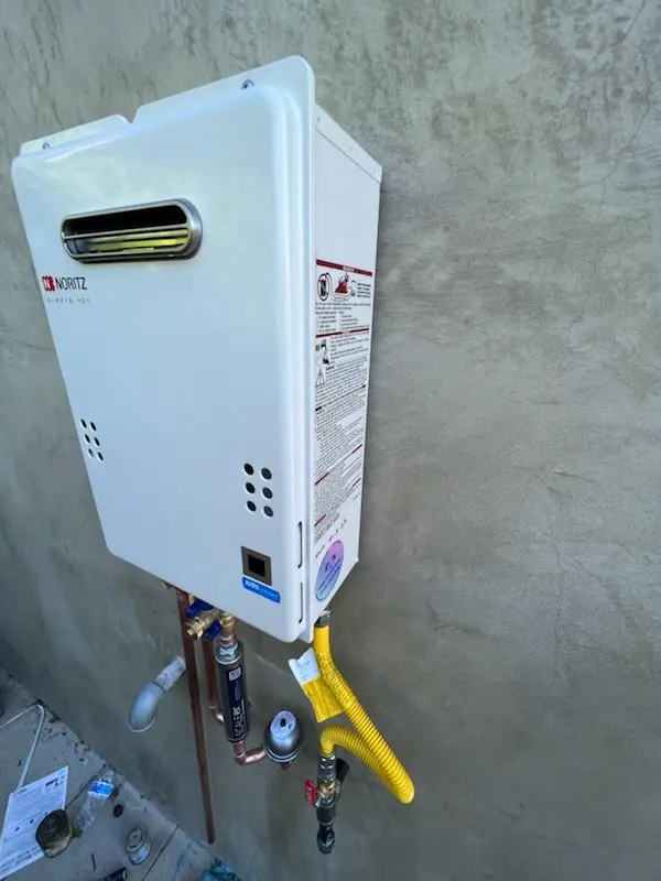 Tankless water heater installation for Zion Grove homes