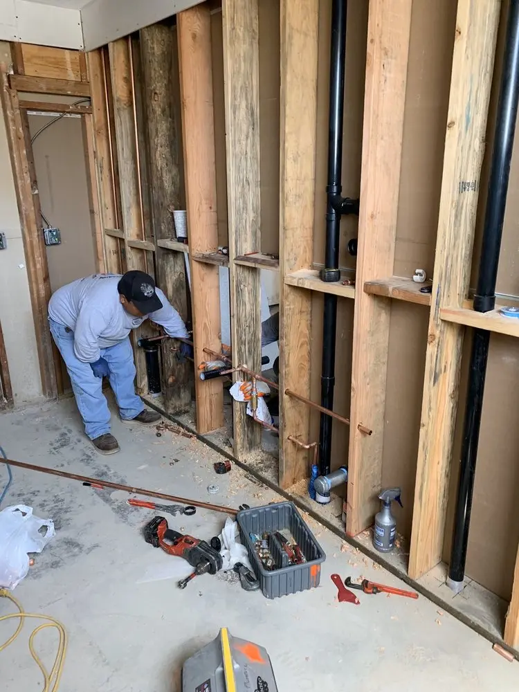 Commercial rough-in plumbing for Water Heater Replacement in Zion Grove